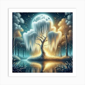 Winter Willow Tree of Hope Collections 2 Art Print