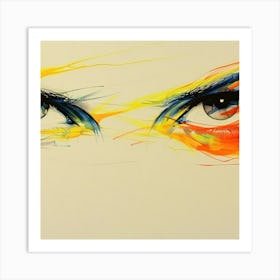 Eyes Of Fire Art Print