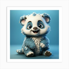 Cute Panda Bear Art Print