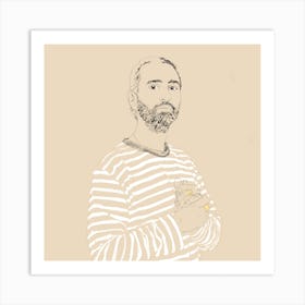 Portrait Of A Man Art Print