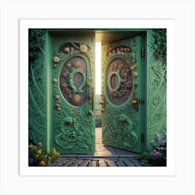 A Stunningly Detailed Illustration Photo Of A Mint Qrljir Esowmgrpp Uacow Pijuegdorlypx9gdsoqevg Art Print