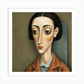 Portrait Of A Woman 3 Art Print