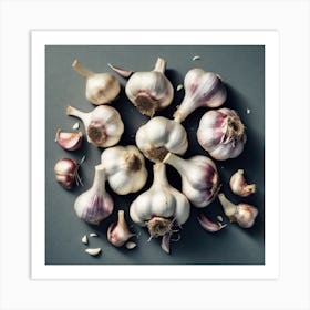 Garlic Cloves Art Print