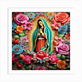 Virgin Of Guadalupe 4 Art Print