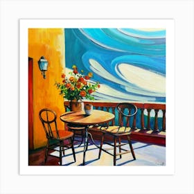 Patio Table And Chairs Art Print