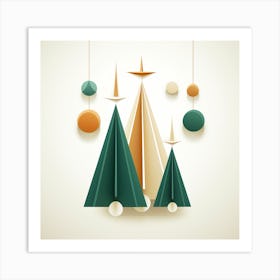 Christmas Trees 3 Art Print