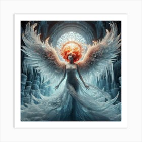 Angel Of Ice Art Print