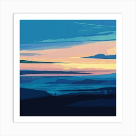 Horizons Line Art Illustration Painting Cinematic Jg3u0zudrwmvxtkae2awrq O1lqfhw4rq6wjhwxpht5lw Art Print