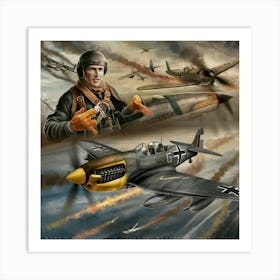 Luftwaffe Ace Art Print