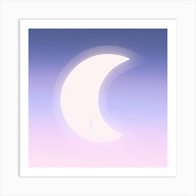 Moon In The Sky Art Print