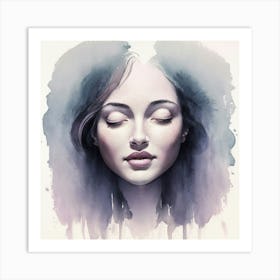 Portrait Of A Woman 41 Art Print