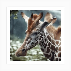 Giraffe Art Print