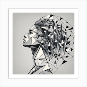 Create An Exquisite Ink Drawing On White Paper T (2) Art Print