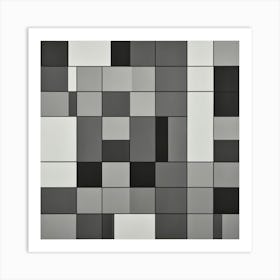 Squares Art Print