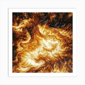 Fire Metal Print Art Art Print