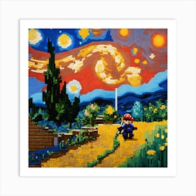 Starry Night 1 Art Print