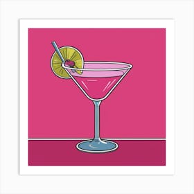 Martini Art Print