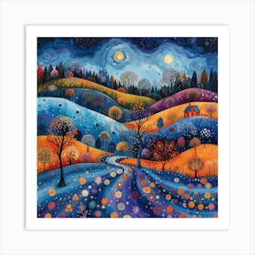 Winter Landscape 5 Art Print