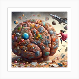 'Brainstorm' Art Print