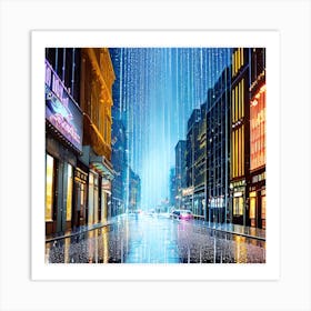 Raining Diamonds Art Print