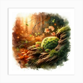 Mossy Forest Art Print