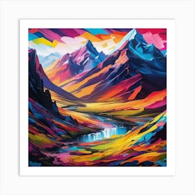 Mountain Stream 9 Art Print