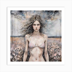'The Woman In The Field' All about Eve Serie 5 Art Print