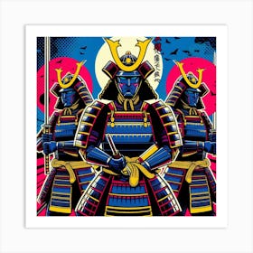 Samurai Culture, Pop Art Art Print