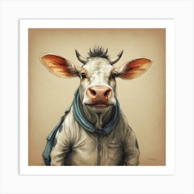 Cow!! 2 Art Print