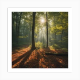 Autumn Forest Photo Art Print