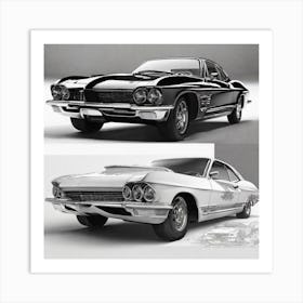 Chevrolet Corvette 2 Art Print