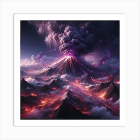 Purple Apocalypse Art Print