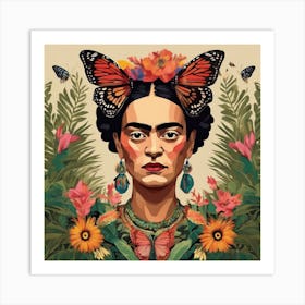 Frida Kahlo 70 Art Print