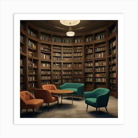 Default Create A Unique Of Library 3 Art Print