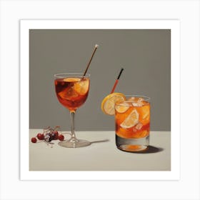 Default Drinks Inspired By Art And Literature Aesthetic 2 Art Print