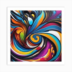 Abstract Painting 125 Art Print