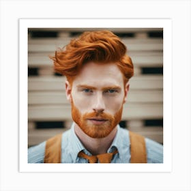 Man With Red Hair 3 Art Print