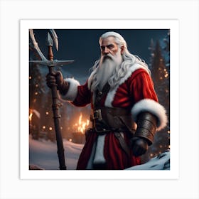 Santa Claus 1 Art Print