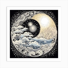 Great Wave 50 Art Print