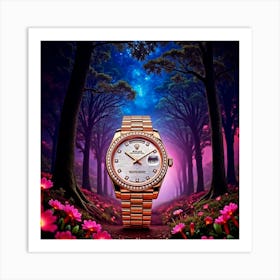 Night In The Forest Art Print