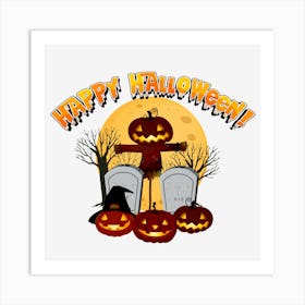 Happy Halloween Art Print