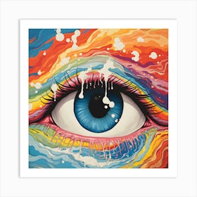 Eye Of The Rainbow Art Print