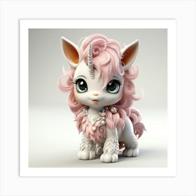 Little Unicorn 36 Art Print