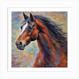 Horse Portrait 2 Art Print