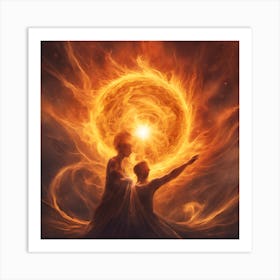 Solar Flare Dance Art Print