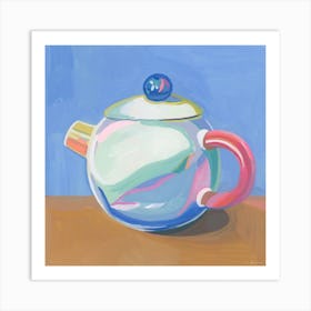 Colorful Teapot Art Print