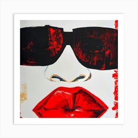 Red Lips Art Print