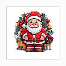 Santa Claus Art Print