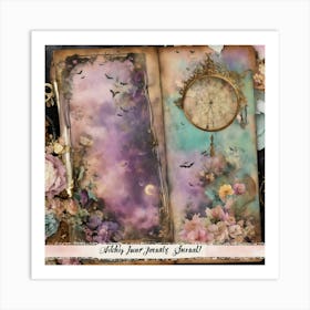 Shabbychicdreamymistpasteljunkjournalsgothi Art Print