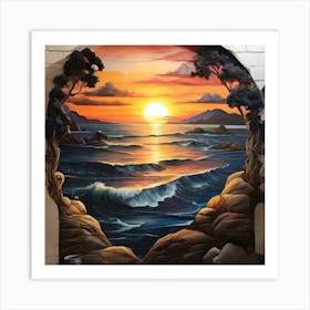 sunset Art Print